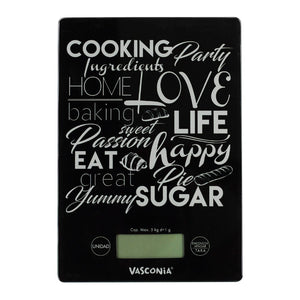 Báscula digital de cocina Vasconia 