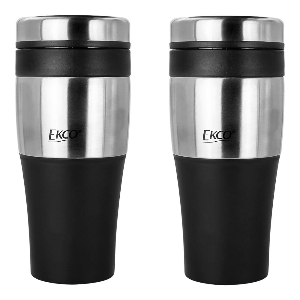 Set de thermos de viaje de acero inoxidable 2 piezas 370 ml 16166 Ekco