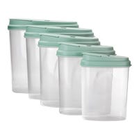 Juego de contenedores de plástico para almacenamiento 5 piezas 72629 Ekco