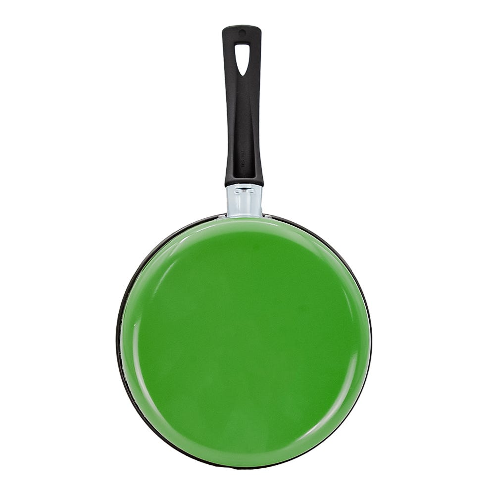 Sartén profundo aluminio 19.5 cm verde 66666 Deleite