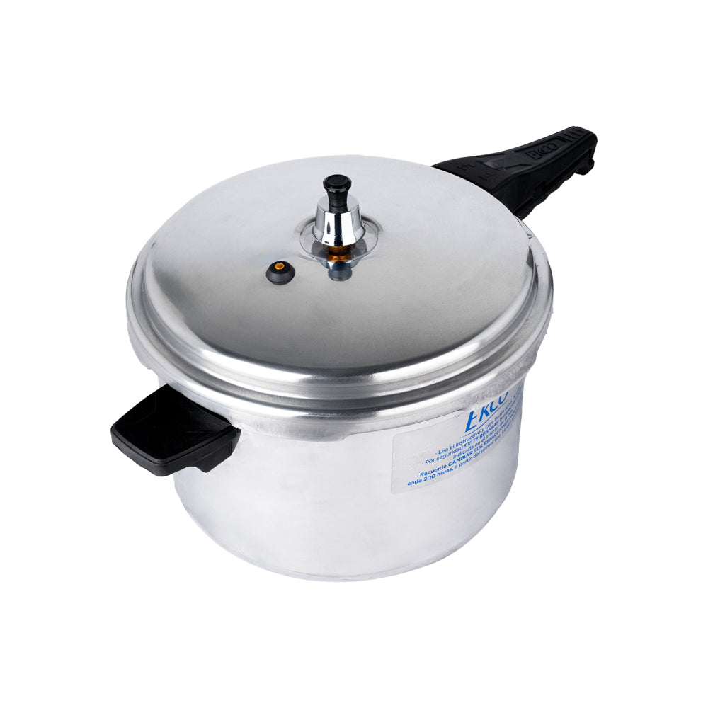Olla express de aluminio 6 L con 6 sistemas de seguridad One Ekco