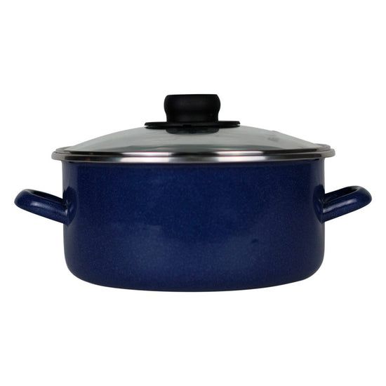 Cacerola 20 cm azul peltre Duracero Vasconia