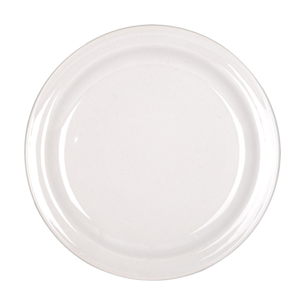 Plato trinche de cerámica 20 cm Tapatía blanco Ánfora – vista superior del plato