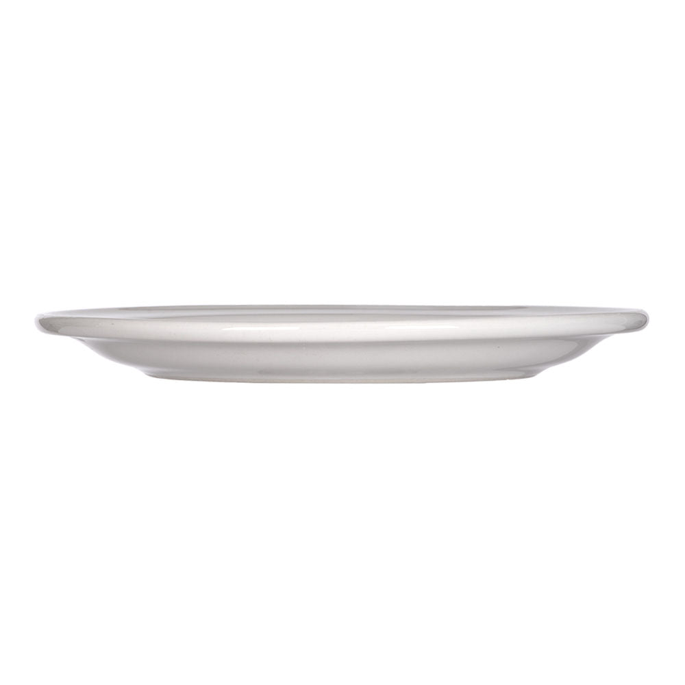 Plato trinche de cerámica 20 cm Tapatía blanco Ánfora – vista lateral del plato