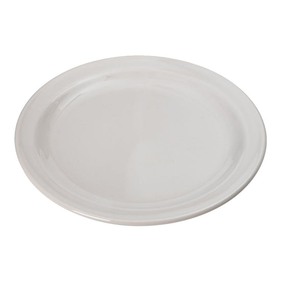 Plato trinche de cerámica 20 cm Tapatía blanco Ánfora – vista en ángulo del plato
