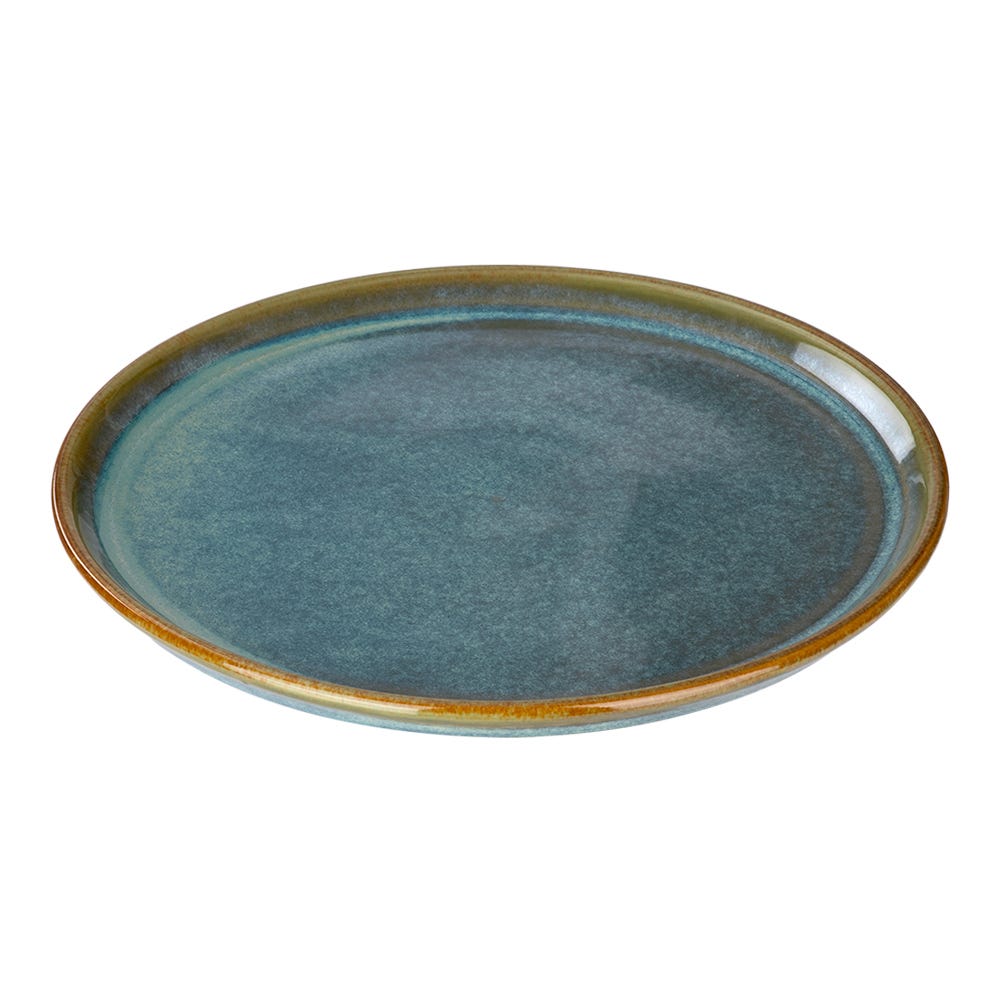 Plato trinche de porcelana 23 cm plana Caribe azul 8PPZ0911CARI3 Ánfora – vista 4