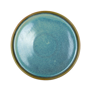 Plato trinche de porcelana 27 cm plana Caribe azul 8PPZ1111CARI3 Ánfora