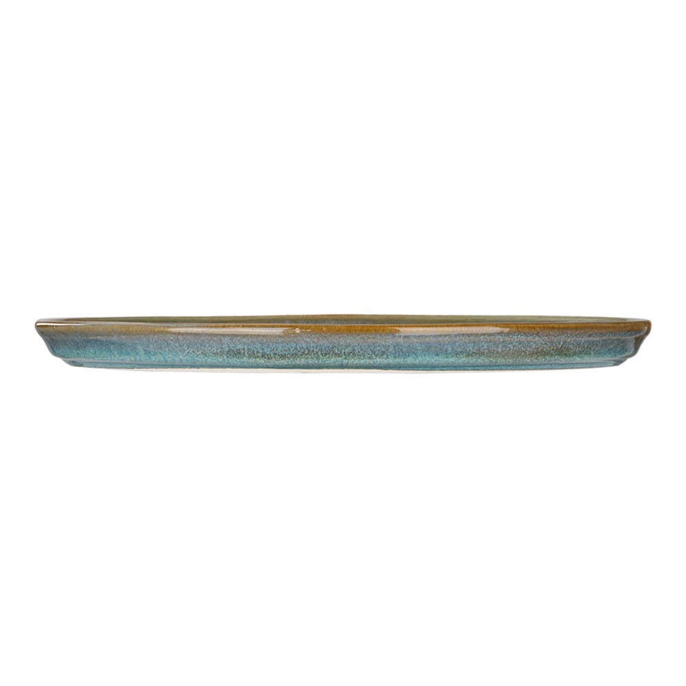 Platón oval de porcelana 33.8 cm plana Caribe azul 8PPJ3411CARI3 Ánfora – vista 3