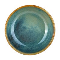 Tazón sopero de porcelana 500 ml plana Caribe azul 8TCL0211CARI3 Ánfora