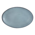 Platón oval de porcelana 34.2 cm OTB gris denali mate 8PTN3416GDMA3 Ánfora