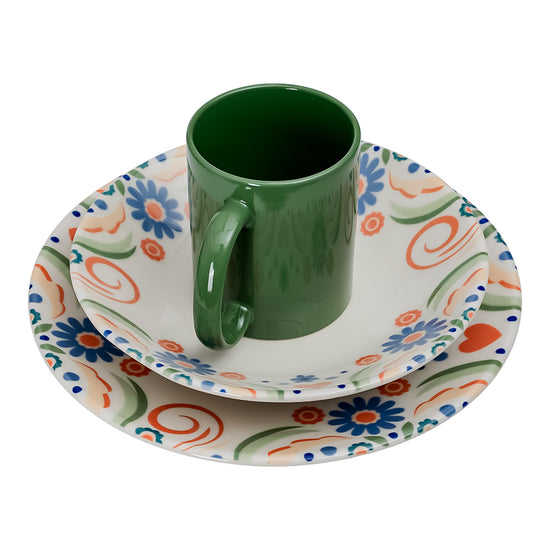 Vajilla de cerámica decorada 9 piezas Calipso 1VAJ0920PCAP3 Ánfora – vista 5