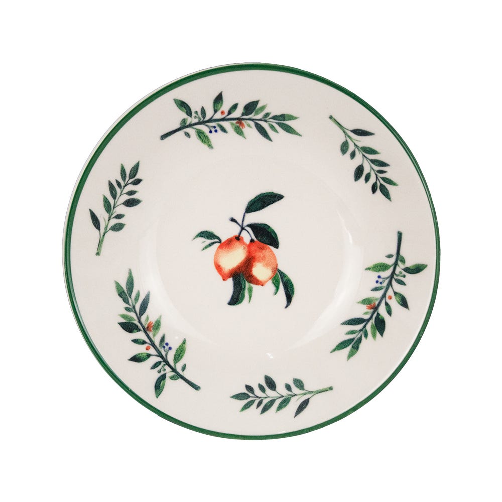 Vajilla de cerámica decorada 9 piezas Fresco 1VAJ0920PFRE3 Ánfora