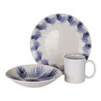 Vajilla de cerámica decorada 9 piezas Palmitas 1VAJ0920PPAL3 Ánfora