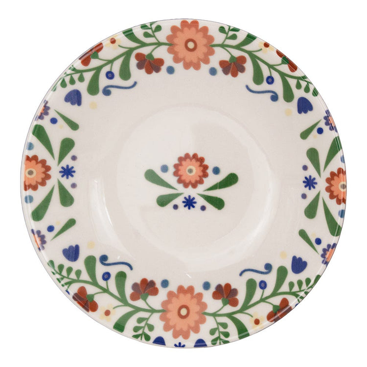 Vajilla cerámica decorada 9 piezas Rose 1VAJ0920PROS3 Ánfora