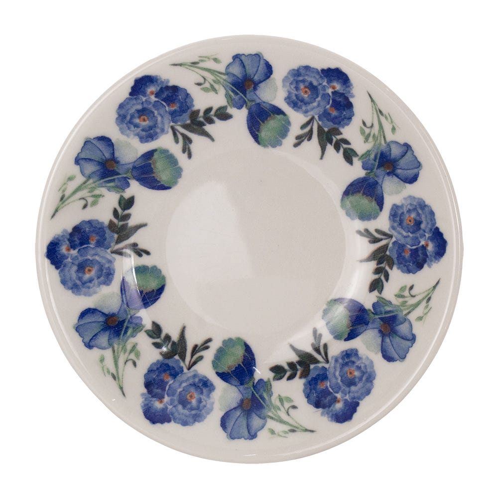 Vajilla cerámica decorada 9 piezas Crisantemo 1VAJ0920PCRI3 Ánfora