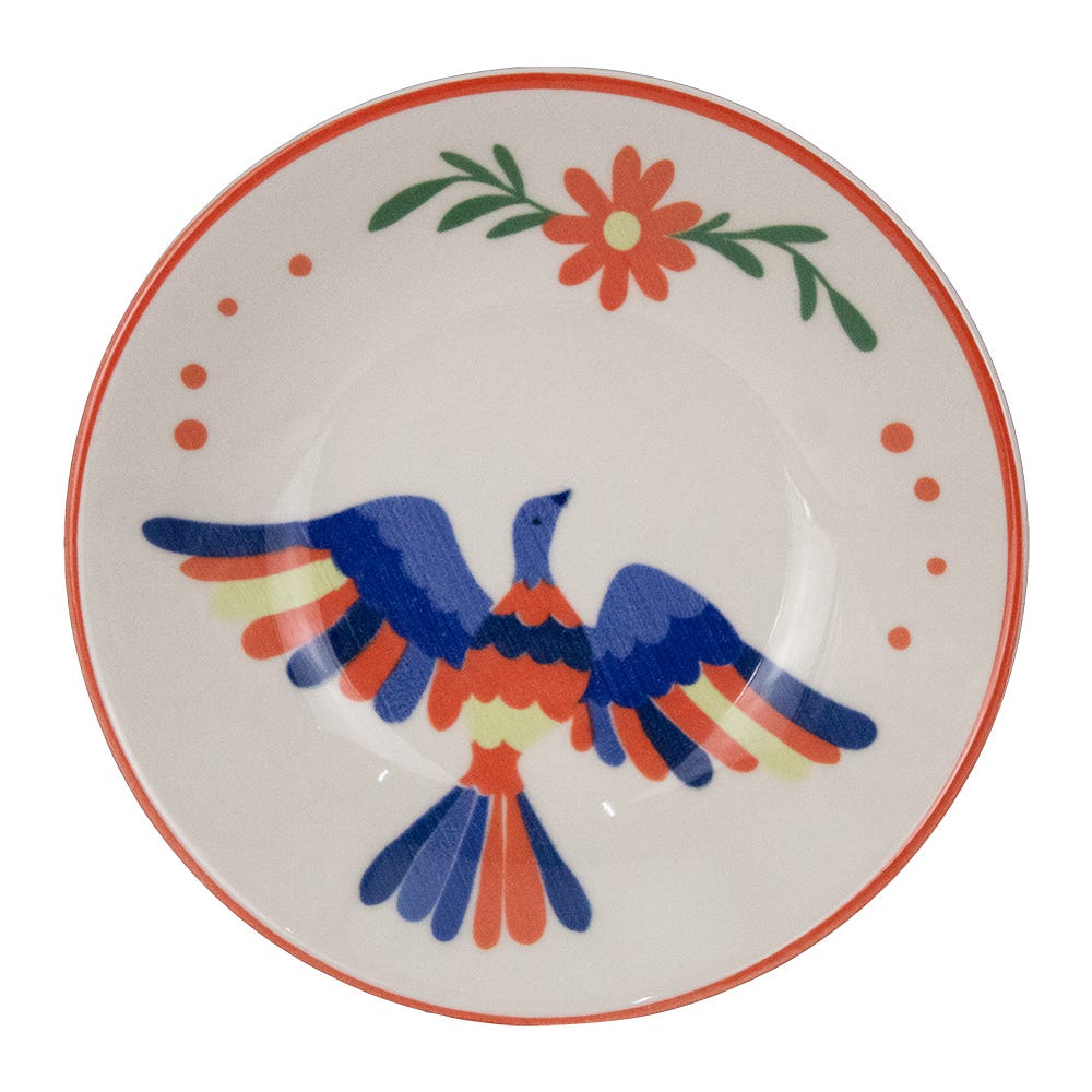 Vajilla de cerámica decorada 12 piezas Cariba 1VAJ122024363 Ánfora
