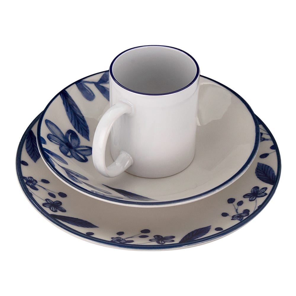Vajilla cerámica decorada 12 piezas Blue Summer 1VAJ1220PBSU3 Ánfora – vista 7