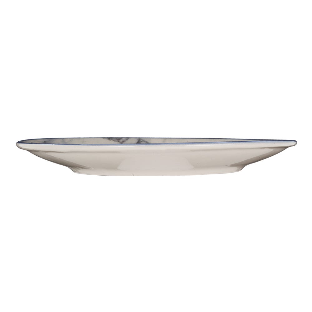 Vajilla de cerámica decorada 16 piezas Sierra – plato, vista de perfil