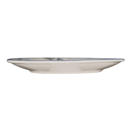 Vajilla de cerámica decorada 16 piezas Sierra – plato, vista de perfil