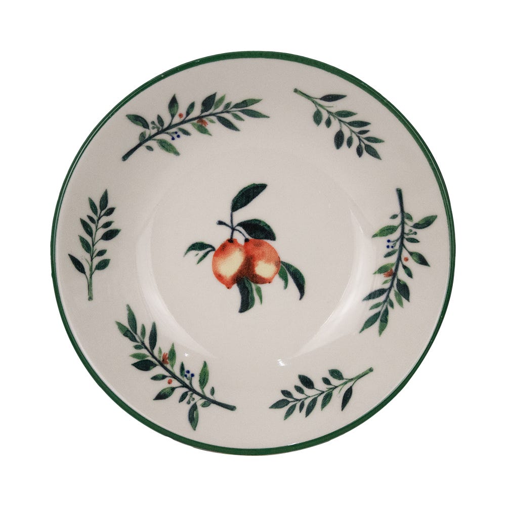 Vajilla de cerámica decorada 16 piezas Fresco 1VAJ1620PFRE3 Ánfora