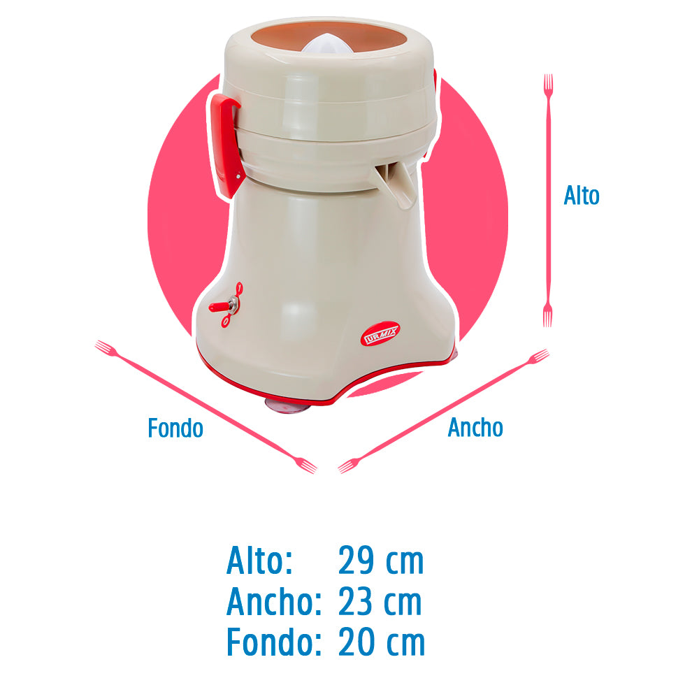 Extractor de jugos con aditamento para cítricos Standard TU04 Turmix