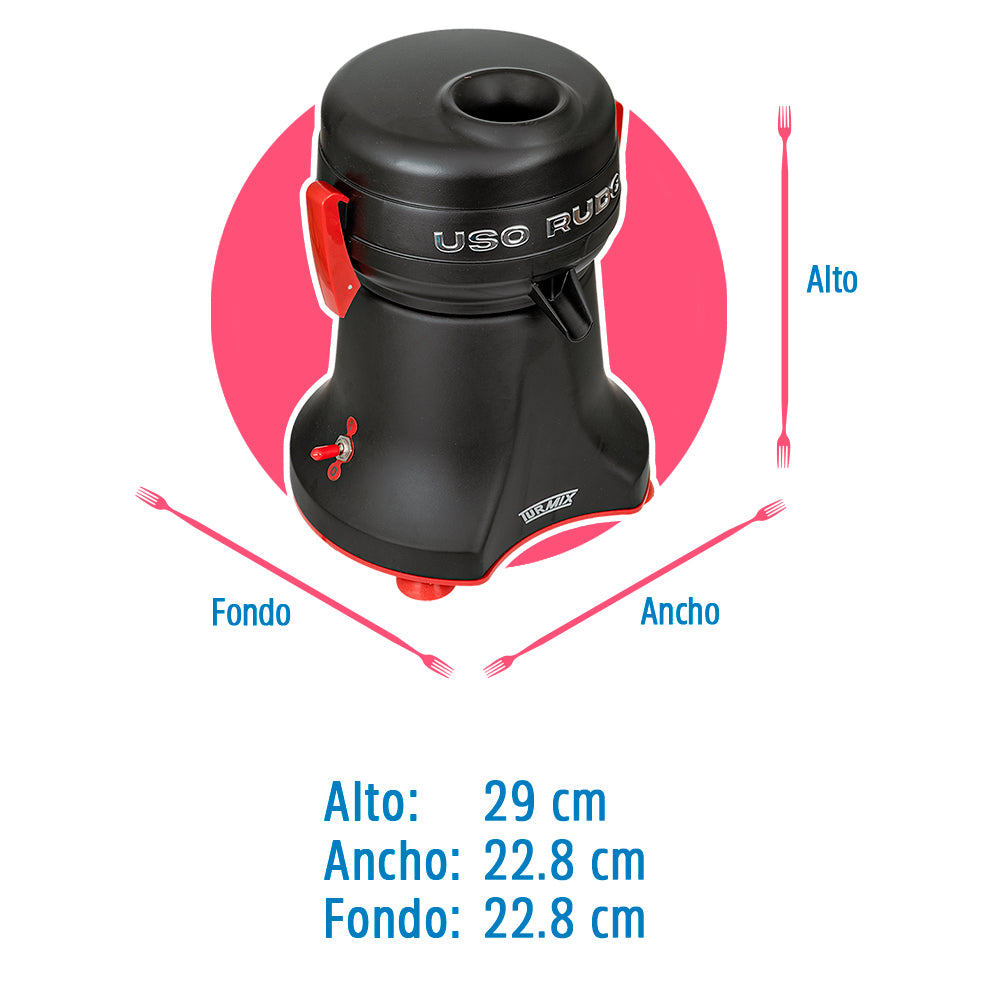 Extractor de jugos de acero negro mate Uso rudo 2.0 179-1042 Turmix – vista 12