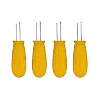 Juego de 4 pinchos para mazorcas de maíz 7 cm