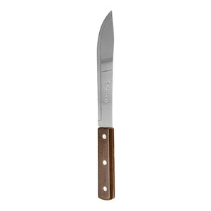 Cuchillo de cocina de acero inoxidable 28.5 cm mango madera L-251-07 Lobo
