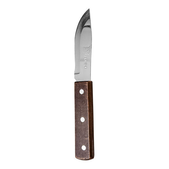Cuchillo de cocina de acero inoxidable 20.9 cm mango madera L-251-04 Lobo