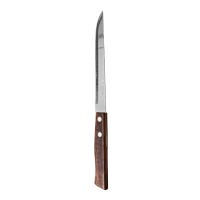 Cuchillo filetero liso de acero inoxidable 22 cm mango madera L-204-05 Lobo