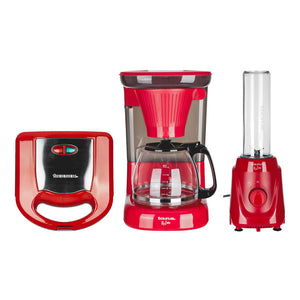 Combo desayuno cafetera, sandwichera y licuadora personal rojo M98015860 Taurus