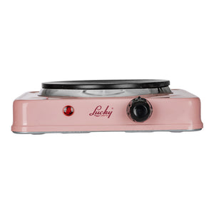 Parrilla sencilla de disco rosa Elora Lucky