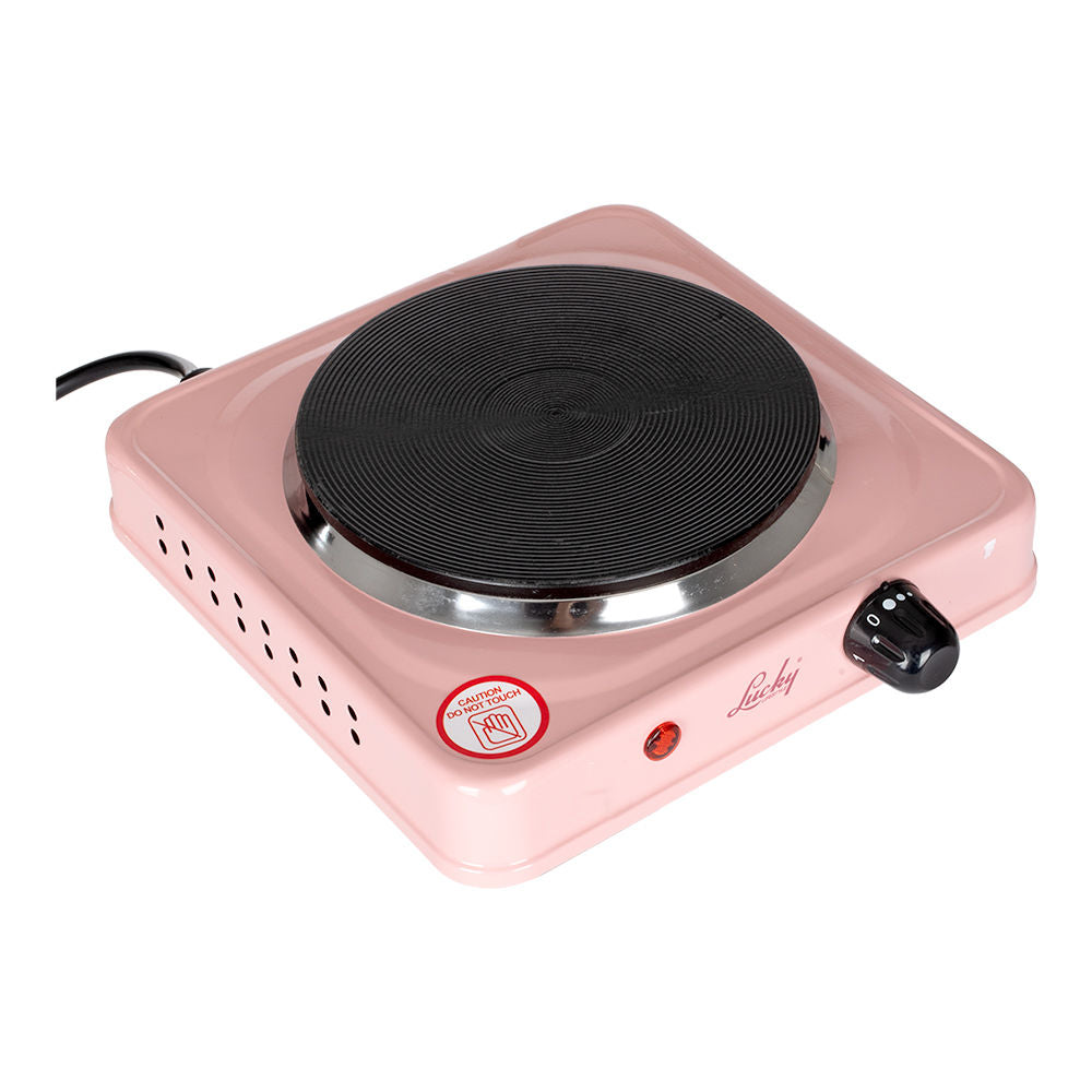 Parrilla sencilla de disco rosa Elora Lucky