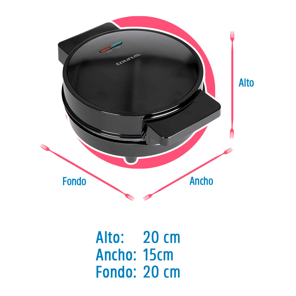 Waflera Belgica Up negra M96814091 Taurus