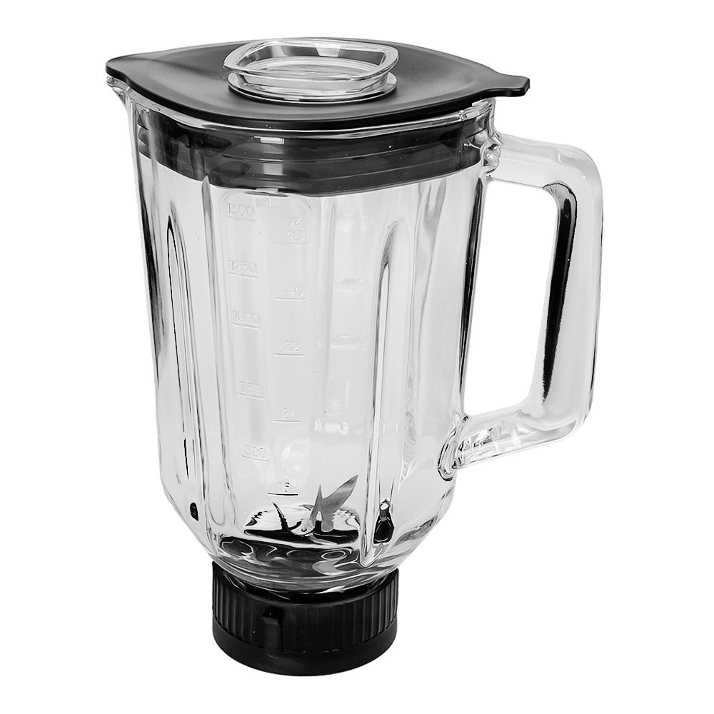 Licuadora Pixie con vaso de vidrio ivory con negro M91209540 Lucky