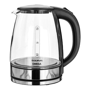 Hervidor de vidrio 2 litros Omega M9503001 Taurus