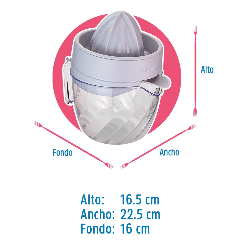 Exprimidor de jugos 1 L EJ1LT Calm M92406330 Taurus