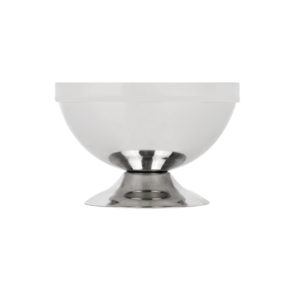 Copa coctelera grande con arillo 12 cm de acero inoxidable