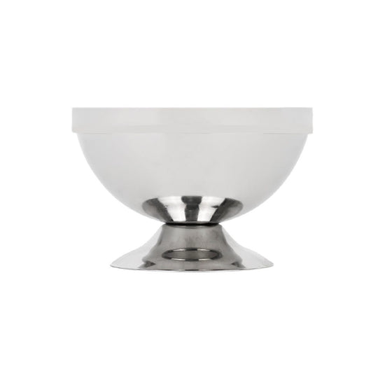 Copa coctelera grande con arillo 12 cm de acero inoxidable