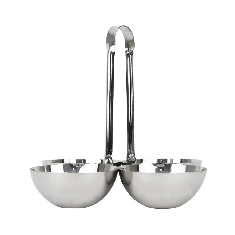 Servidor de 4 recipientes grande 22 cm