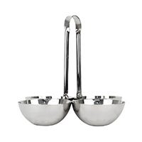 Servidor de 4 recipientes grande 22 cm