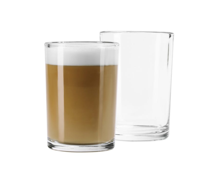 Vaso liso de 260 ml Crisa