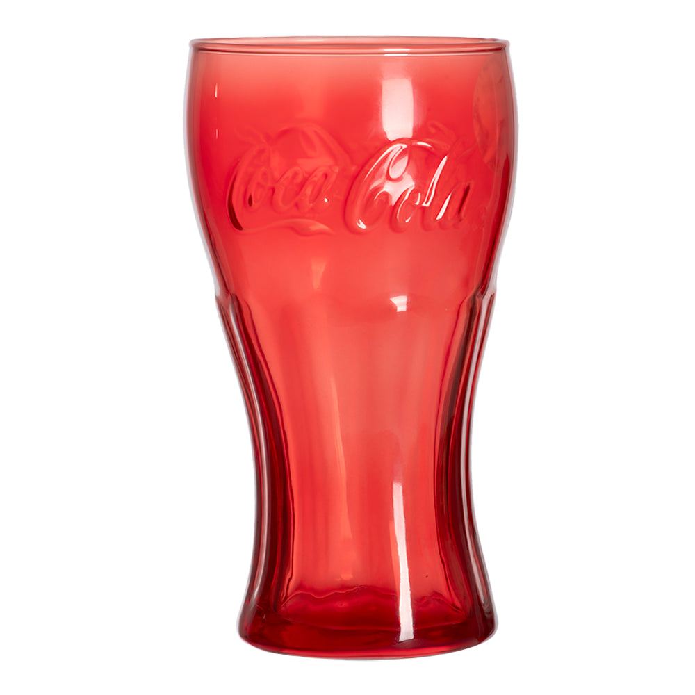 Vaso de vidrio 400 ml Coca Cola rojo 6755 Libbey