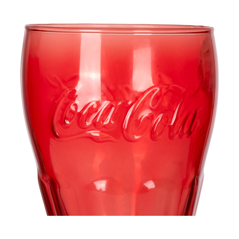 Vaso de vidrio 400 ml Coca Cola rojo 6755 Libbey