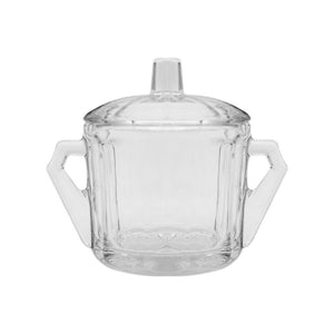 Azucarera con tapa de vidrio Crisa 