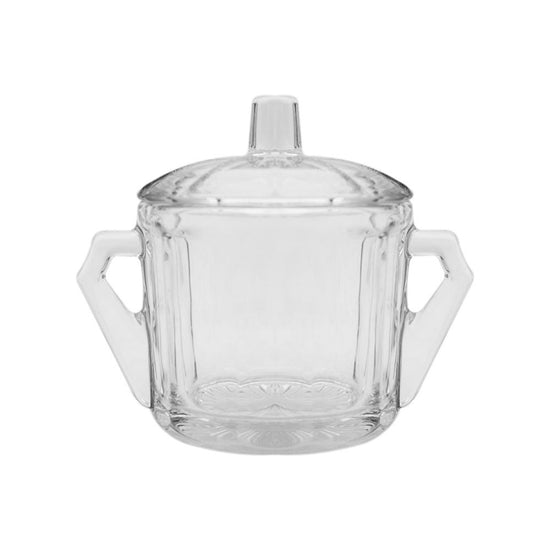 Azucarera con tapa de vidrio Crisa 