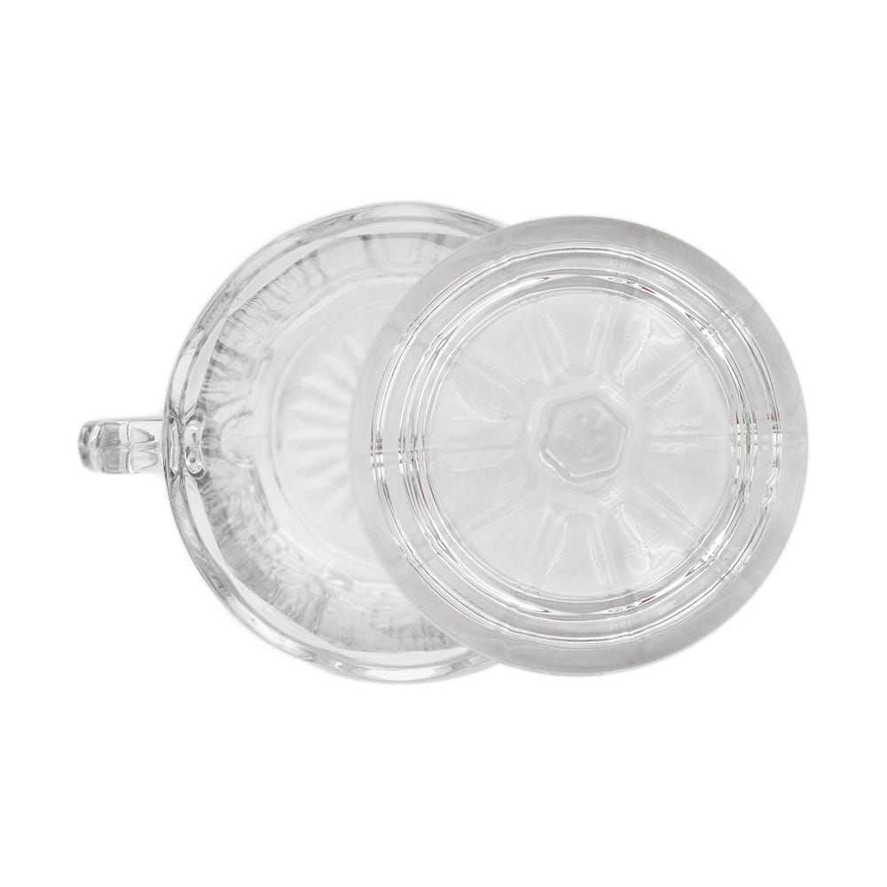 Azucarera con tapa de vidrio Crisa