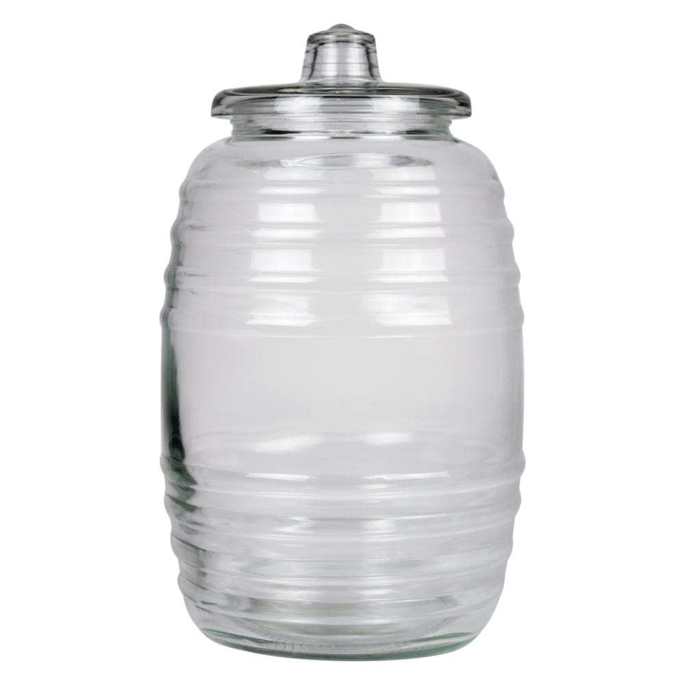 Barril con tapa vidrio 5 L Lunita