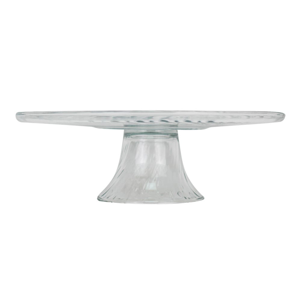 Plato pastelero de vidrio con base Selene 31 cm 7696 Libbey