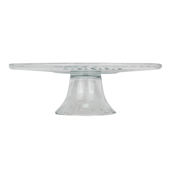 Plato pastelero de vidrio con base Selene 31 cm 7696 Libbey